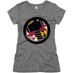 Ladies Slim Fit Super Soft Triblend Tee