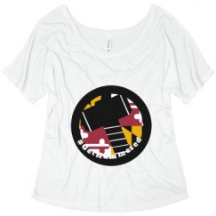 Ladies Flowy Slouchy Tee