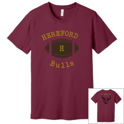 Men's tee football/ bull