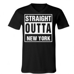 Unisex V-Neck Jersey Tee