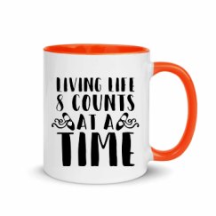 11oz Ceramic Mug with Color Inside