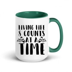 15oz Ceramic Mug with Color Inside