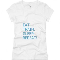 Ladies Slim Fit Basic Promo Jersey Tee