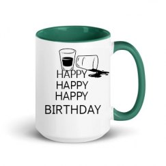 15oz Ceramic Mug with Color Inside