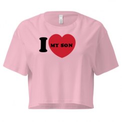 Ladies Festival Cali Crop Top Tee