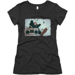 Ladies Slim Fit Super Soft Triblend Tee