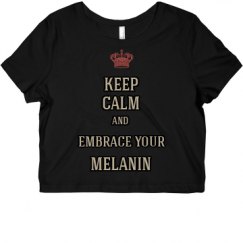 Ladies Slim Fit Crop Top Tee