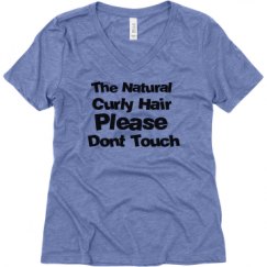 Ladies Relaxed Fit Super Soft Triblend V-Neck Tee