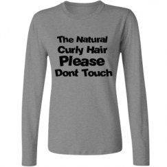 Ladies Relaxed Fit Basic Long Sleeve Tee