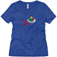 Ladies Relaxed Fit V-Neck Tee