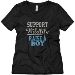 Ladies Relaxed Fit V-Neck Tee