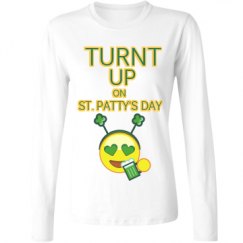 Ladies Relaxed Fit Basic Long Sleeve Tee