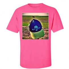 Unisex Ultra Cotton Safety Neon Crewneck Tee