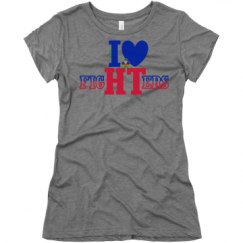 Ladies Slim Fit Super Soft Triblend Tee
