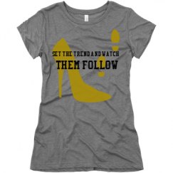 Ladies Slim Fit Super Soft Triblend Tee