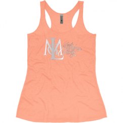 Ladies Slim Fit Super Soft Racerback Triblend Tank