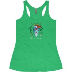 Ladies Slim Fit Super Soft Racerback Triblend Tank