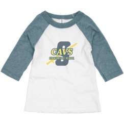 Toddler 3/4 Sleeve Raglan Tee