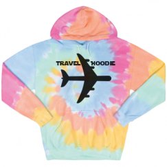 Unisex Tie-Dye Fleece Hoodie