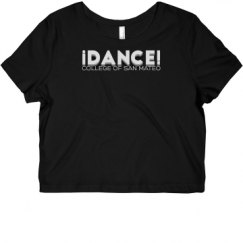 Ladies Slim Fit Crop Top Tee