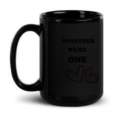 15oz Black Glossy Mug