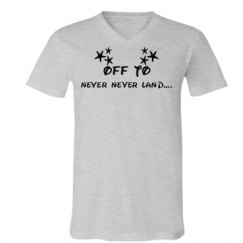 Unisex V-Neck Jersey Tee