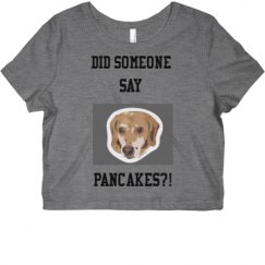 Ladies Slim Fit Crop Top Tee