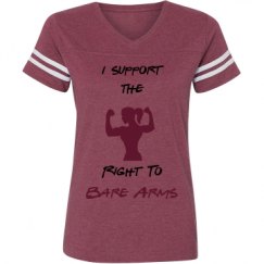 Ladies Relaxed Fit Vintage Sports Tee