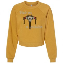 Women's Raglan Pullover Fleece