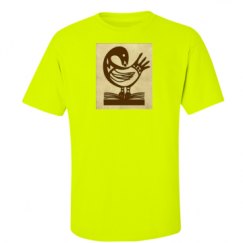 Unisex Ultra Cotton Safety Neon Crewneck Tee