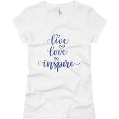 Ladies Slim Fit Basic Promo Jersey Tee