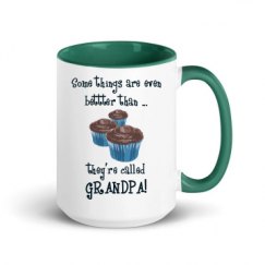 15oz Ceramic Mug with Color Inside