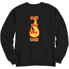 Unisex Film and Foil Crewneck Sweatshirt