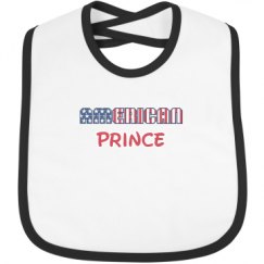 Infant Contrast Trim Bib