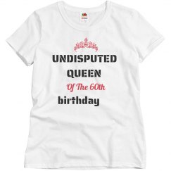 Undisputed queen of the birthday