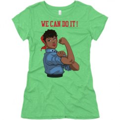 Ladies Slim Fit Super Soft Triblend Tee