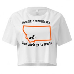 Ladies Festival Cali Crop Top Tee