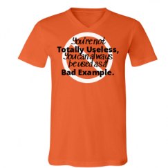 Unisex V-Neck Jersey Tee