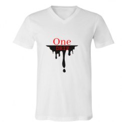 Unisex V-Neck Jersey Tee