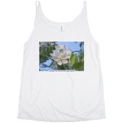 Apple Blossom Photo Lucy LaRue Slouchy Tank