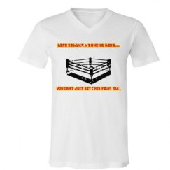 Unisex V-Neck Jersey Tee