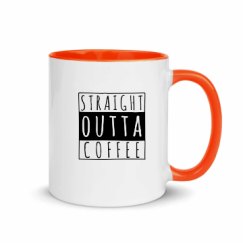 11oz Ceramic Mug with Color Inside