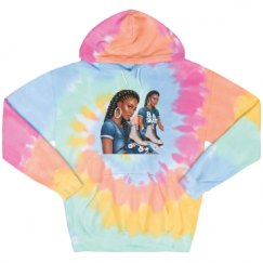 Unisex Tie-Dye Fleece Hoodie