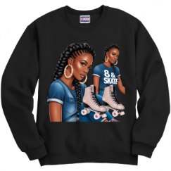 Unisex Film and Foil Crewneck Sweatshirt