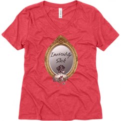 Ladies Relaxed Fit Super Soft Triblend V-Neck Tee