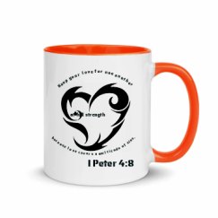 11oz Ceramic Mug with Color Inside