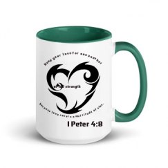 15oz Ceramic Mug with Color Inside