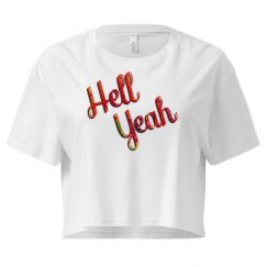 Ladies Festival Cali Crop Top Tee