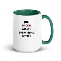 15oz Ceramic Mug with Color Inside