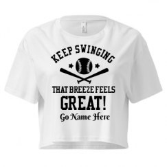 Ladies Festival Cali Crop Top Tee